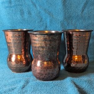 3 Copper Clad Cups